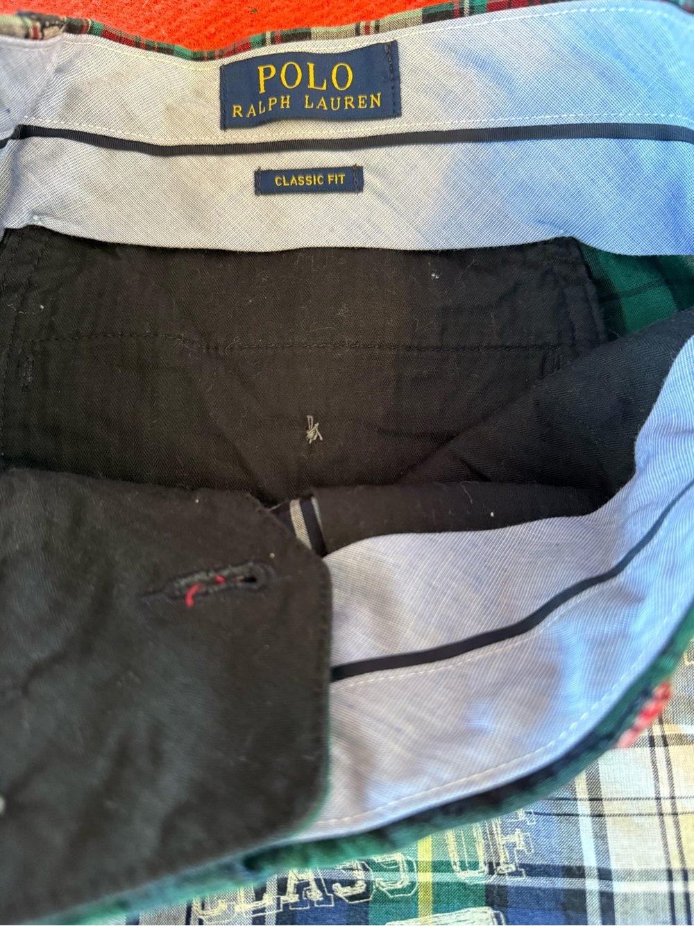Polo Ralph Lauren Classic Fit Shorts University East Vs West 36 Multiple Colors - Picture 4 of 5